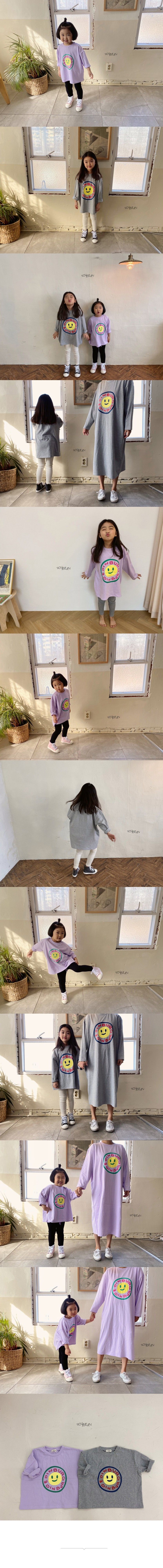 SOYBEAN - Korean Children Fashion - #Kfashion4kids - Smile Long Tee - 2