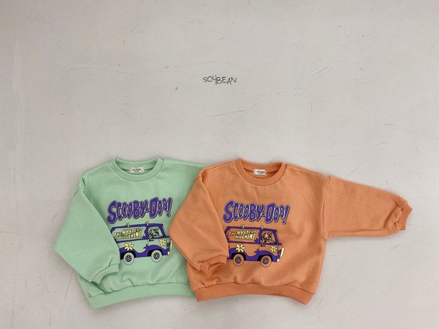 SOYBEAN - Korean Children Fashion - #Kfashion4kids - Scooby Doo Overfit Sweatshirt with Mom