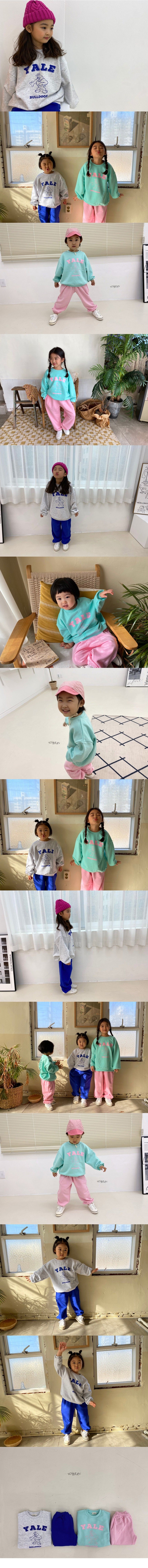 SOYBEAN - Korean Children Fashion - #Kfashion4kids - Yale Overfit Top Bottom Set - 2