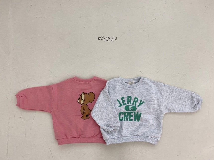 SOYBEAN - Korean Children Fashion - #Kfashion4kids - Jerry Overfit Sweatshirt with Mom