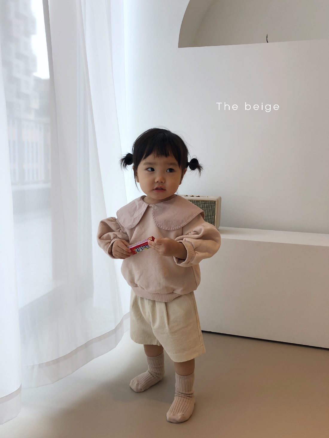THE BEIGE - Korean Children Fashion - #Kfashion4kids - Big Collar Pullover - 4