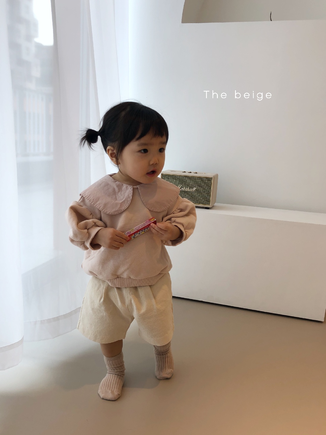 THE BEIGE - Korean Children Fashion - #Kfashion4kids - Big Collar Pullover - 5