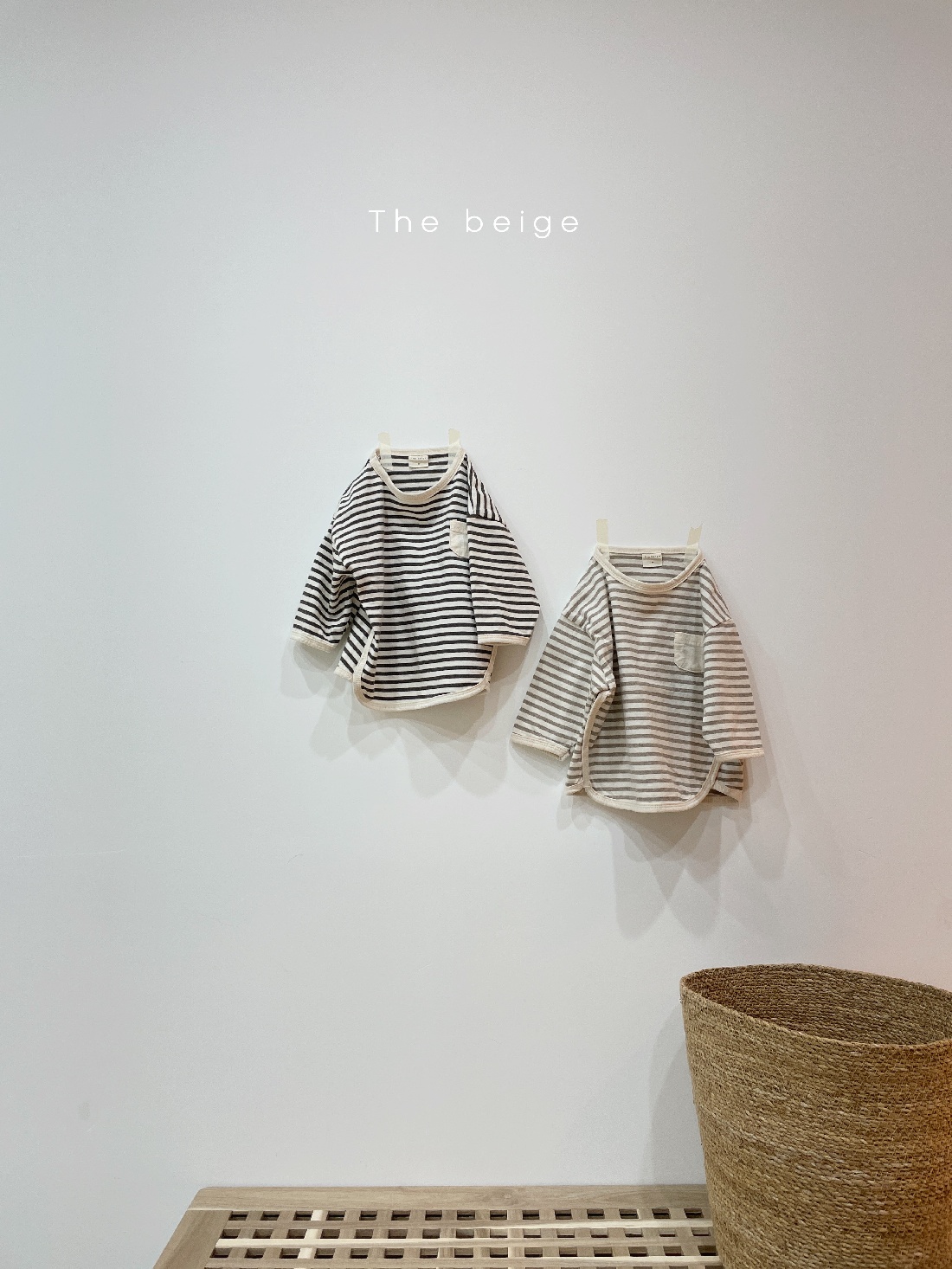 THE BEIGE - Korean Children Fashion - #Kfashion4kids - Pocket Stripe Tee - 2