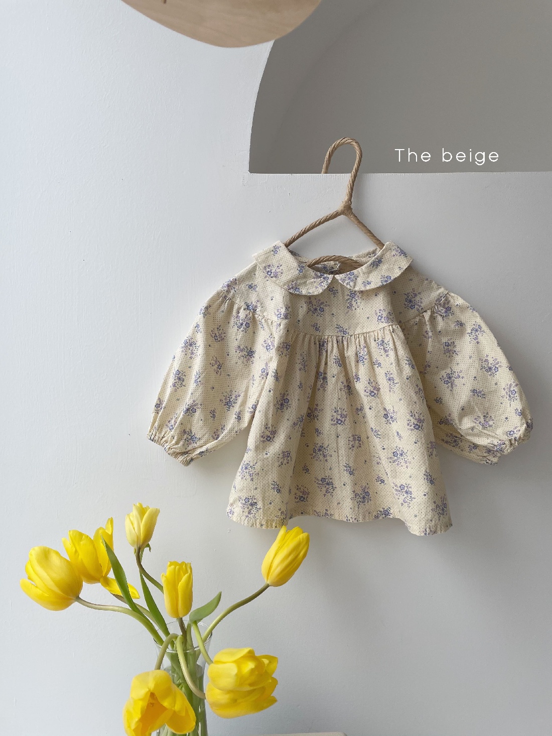 THE BEIGE - Korean Children Fashion - #Kfashion4kids - Dungka Floral Blouse