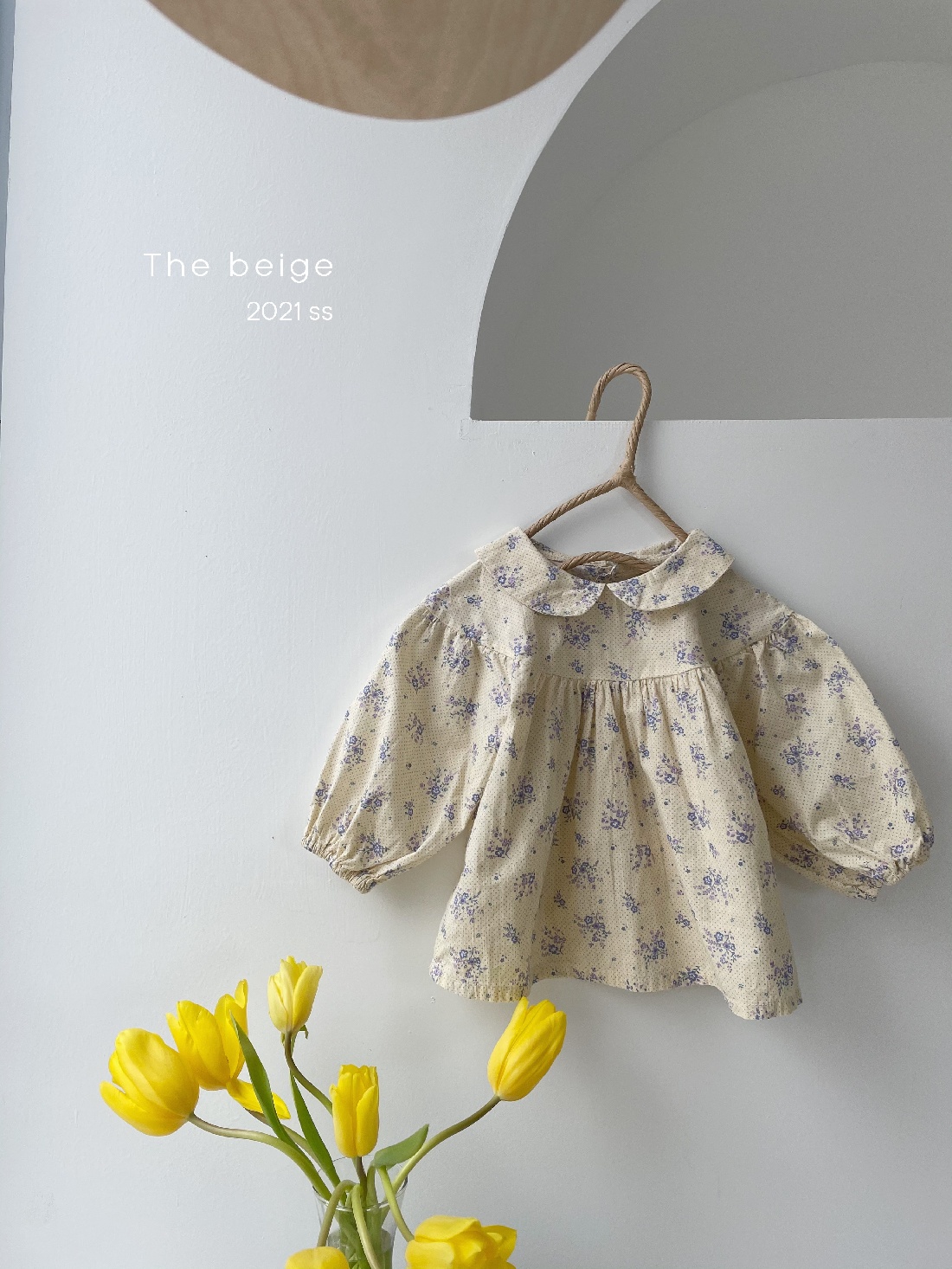 THE BEIGE - Korean Children Fashion - #Kfashion4kids - Dungka Floral Blouse - 2