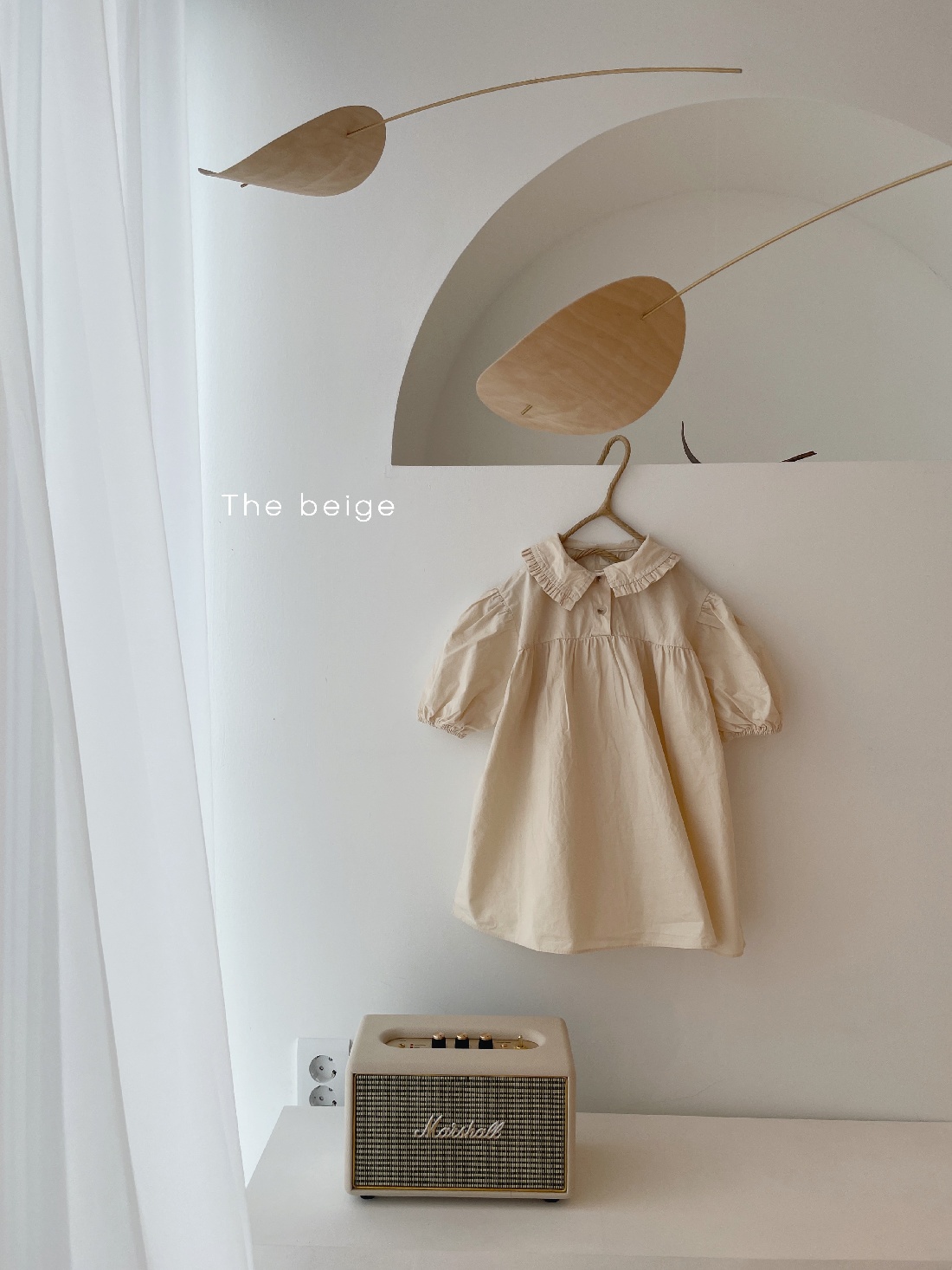THE BEIGE - Korean Children Fashion - #Kfashion4kids - Frill Collar One-piece - 7