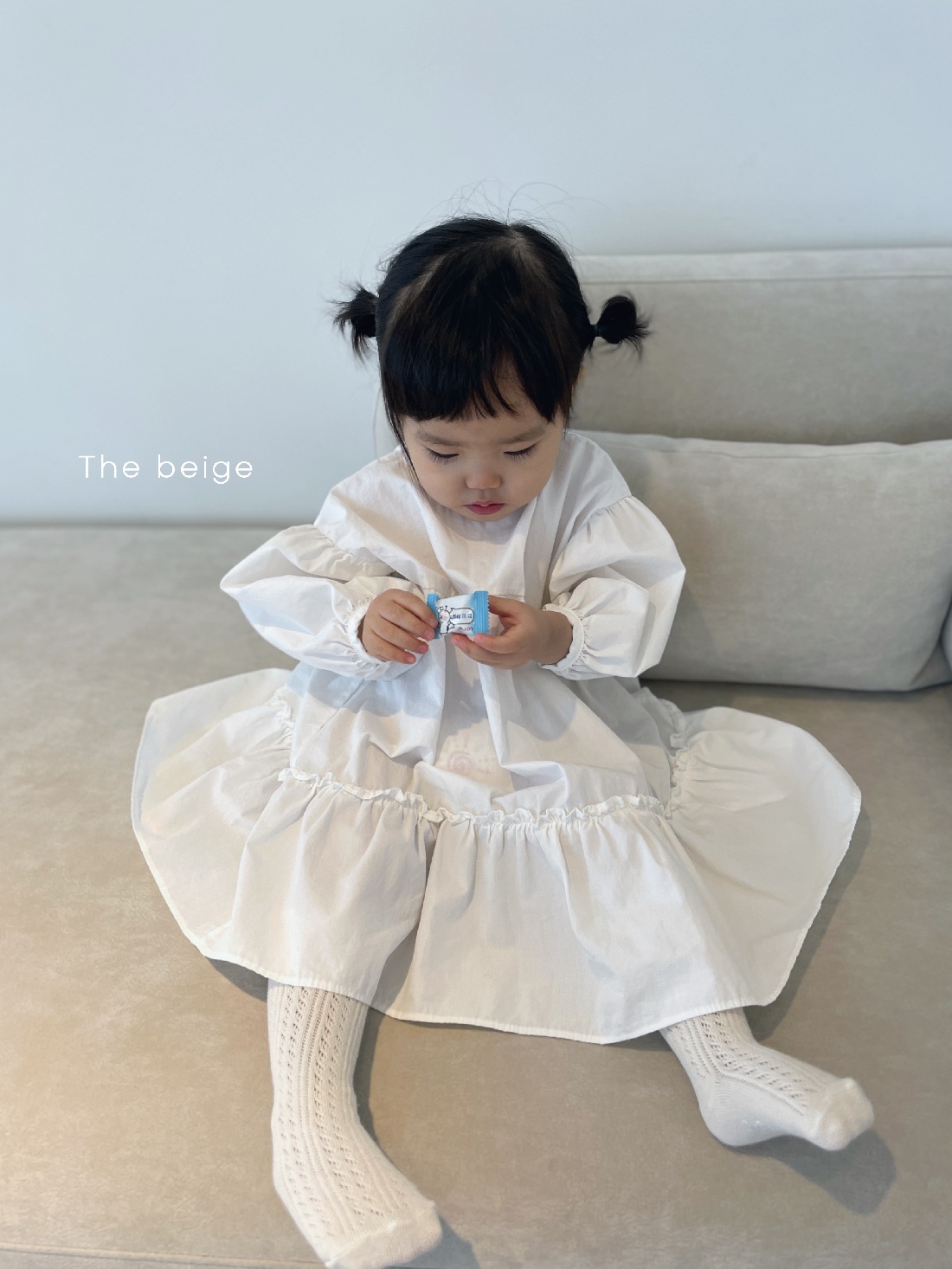 THE BEIGE - Korean Children Fashion - #Kfashion4kids - Ribbon Cancan One-piece - 11