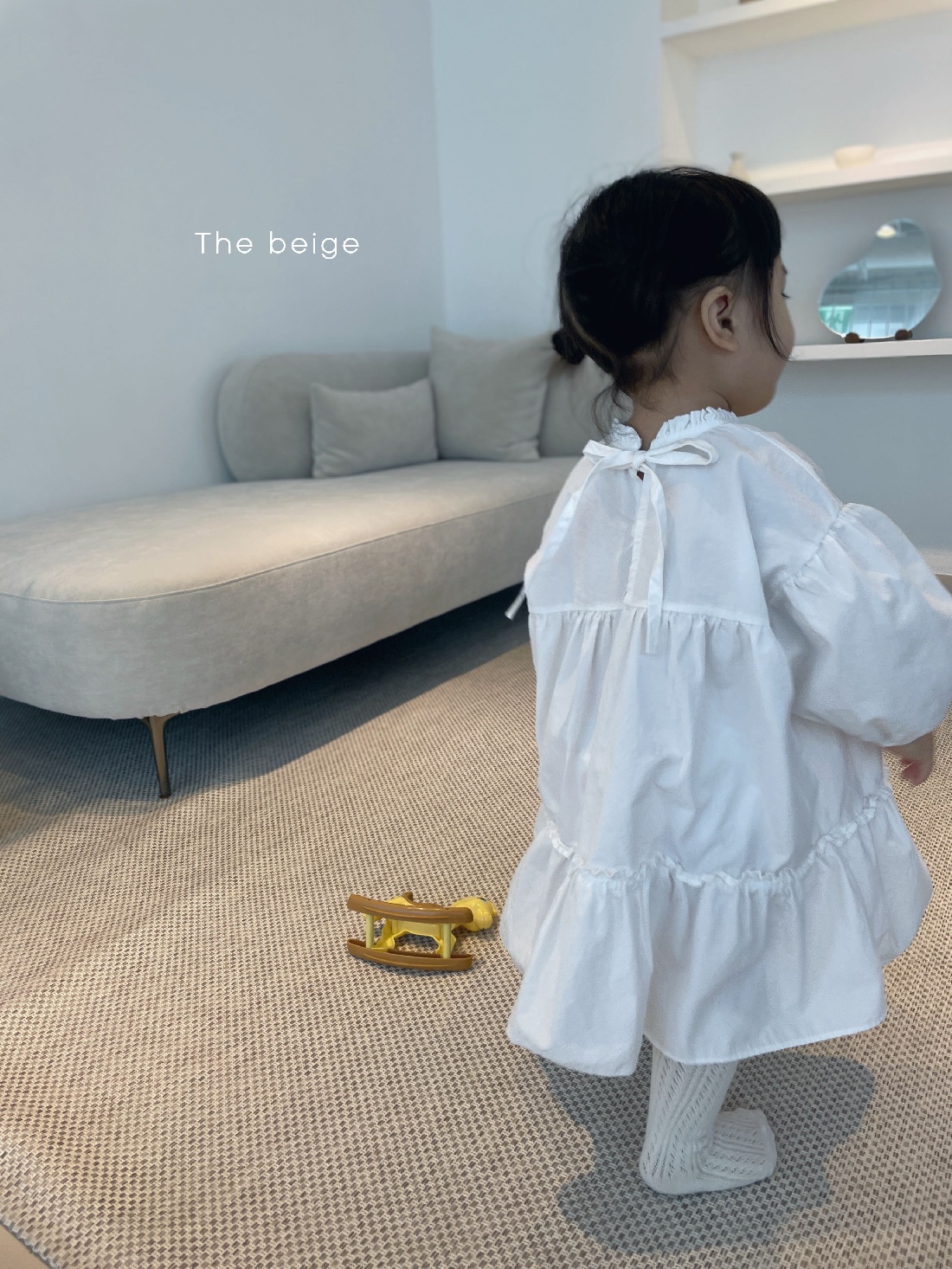 THE BEIGE - Korean Children Fashion - #Kfashion4kids - Ribbon Cancan One-piece - 12