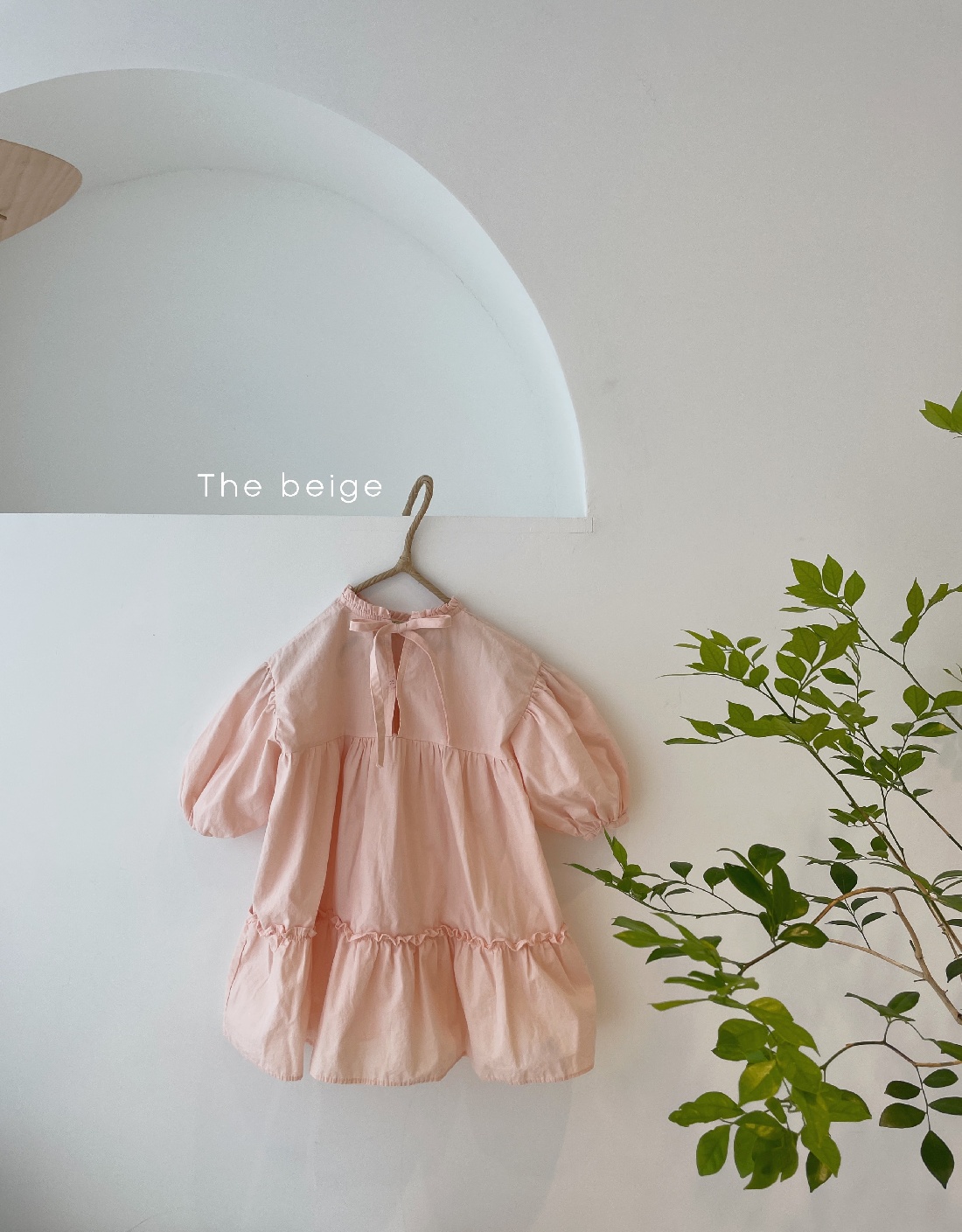 THE BEIGE - Korean Children Fashion - #Kfashion4kids - Ribbon Cancan One-piece - 3