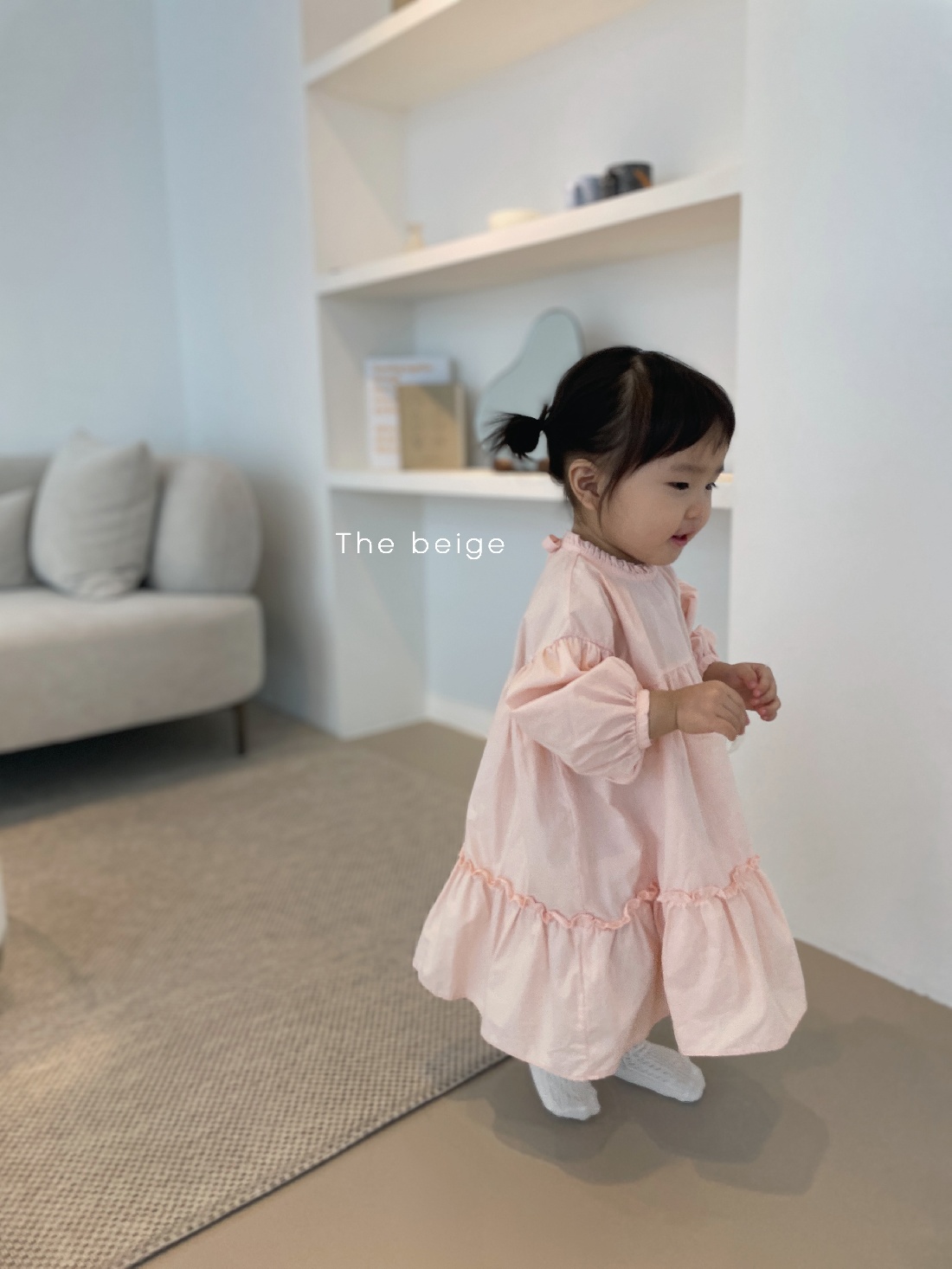 THE BEIGE - Korean Children Fashion - #Kfashion4kids - Ribbon Cancan One-piece - 4
