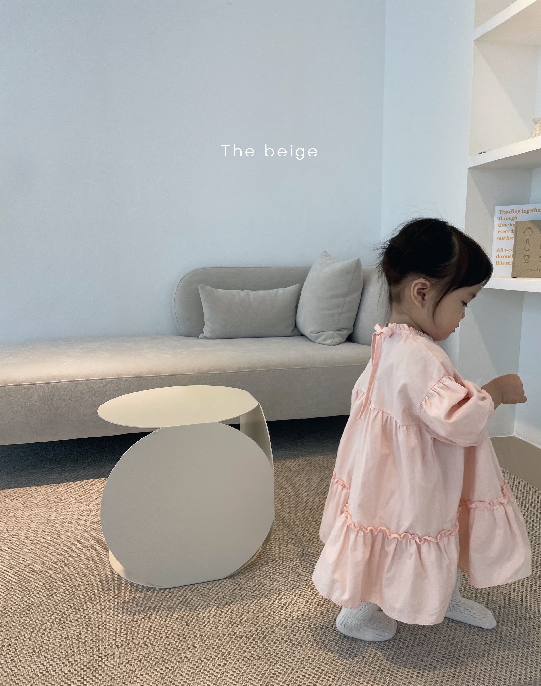 THE BEIGE - Korean Children Fashion - #Kfashion4kids - Ribbon Cancan One-piece - 5
