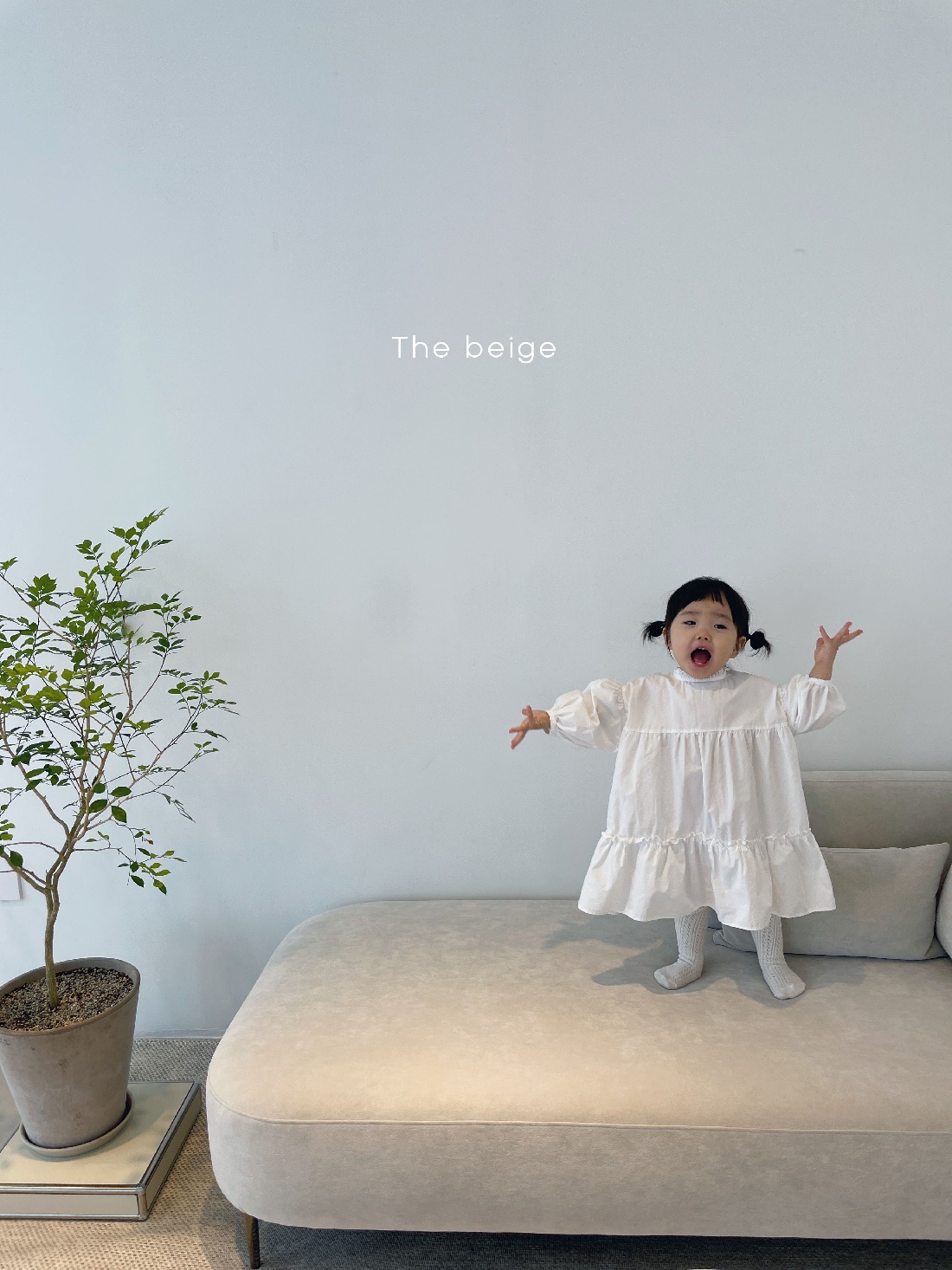 THE BEIGE - Korean Children Fashion - #Kfashion4kids - Ribbon Cancan One-piece - 9