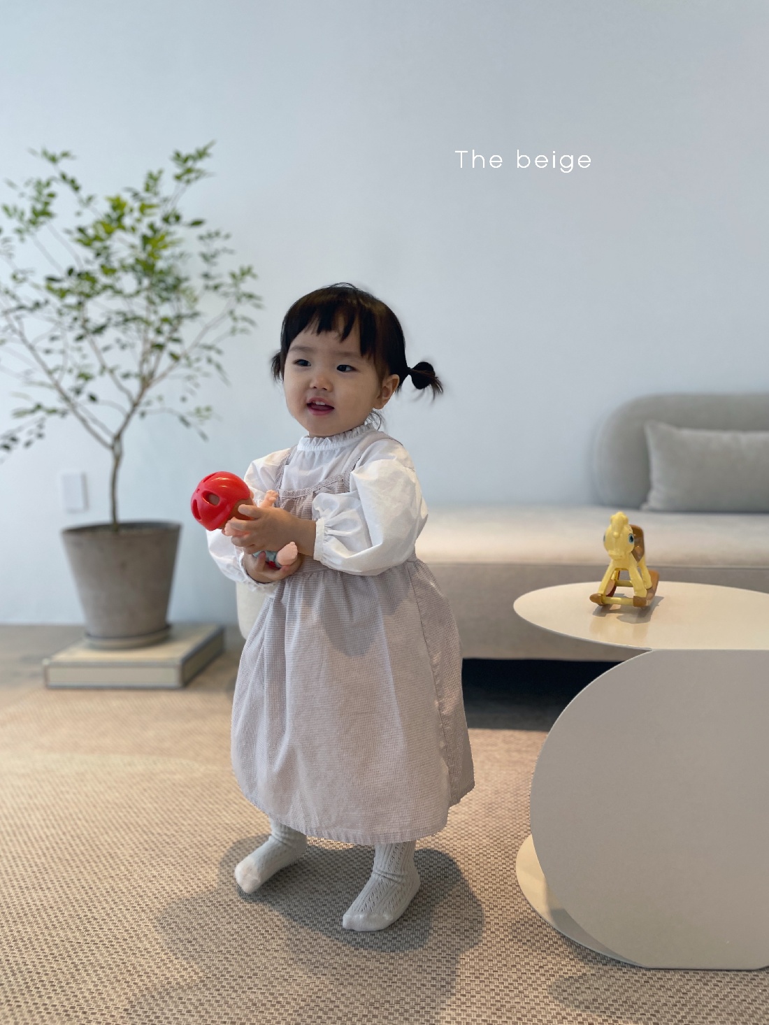 THE BEIGE - Korean Children Fashion - #Kfashion4kids - Shirring String One-piece - 12