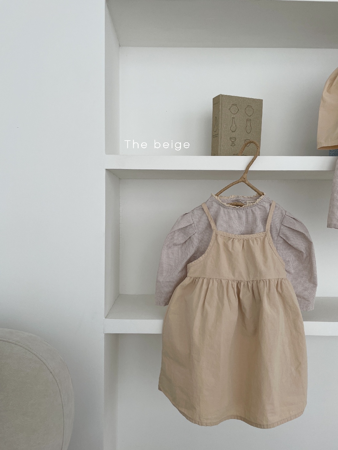 THE BEIGE - Korean Children Fashion - #Kfashion4kids - Shirring String One-piece - 2