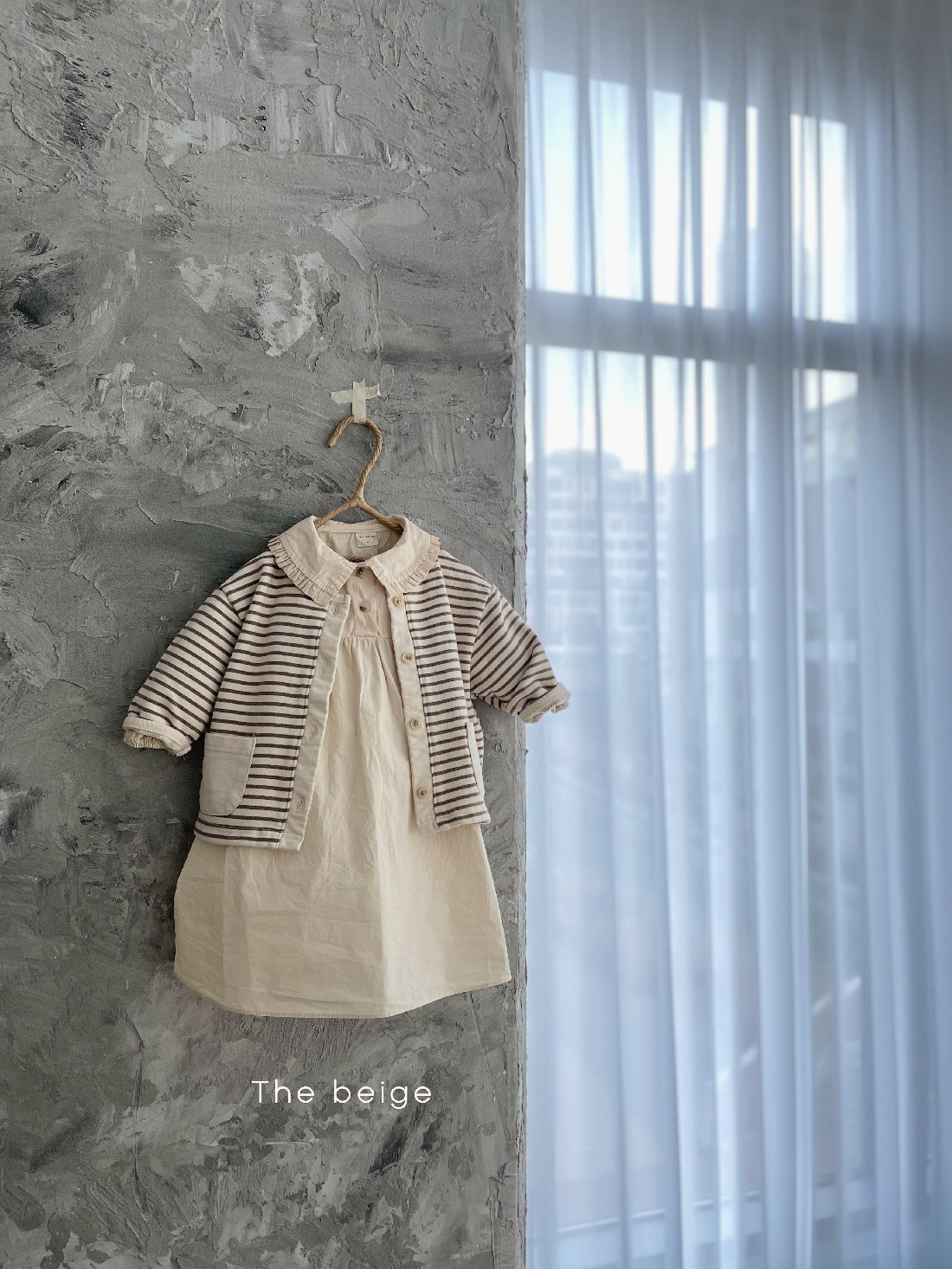 THE BEIGE - Korean Children Fashion - #Kfashion4kids - Stripe Cardigan