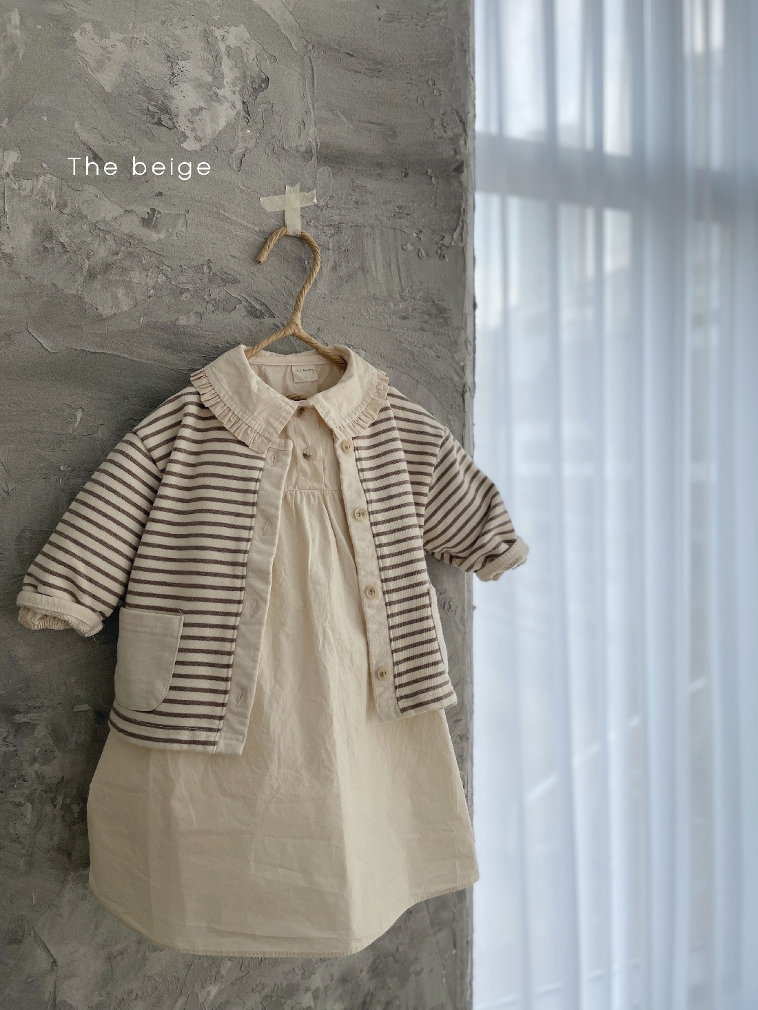 THE BEIGE - Korean Children Fashion - #Kfashion4kids - Stripe Cardigan - 2