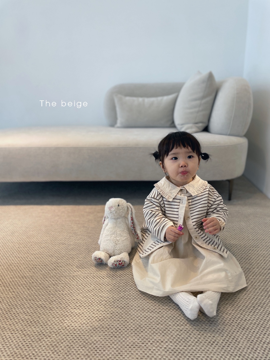 THE BEIGE - Korean Children Fashion - #Kfashion4kids - Stripe Cardigan - 5