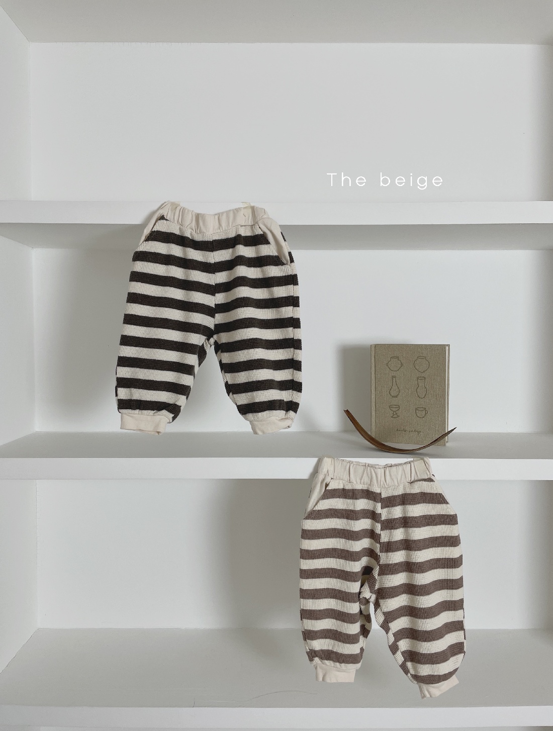 THE BEIGE - Korean Children Fashion - #Kfashion4kids - Waffle Stripe Pants