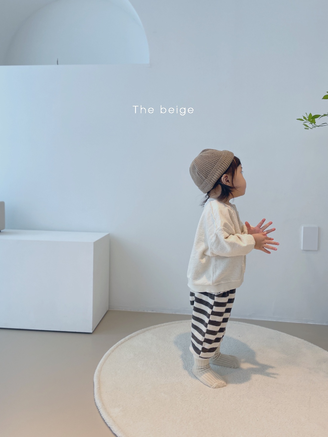 THE BEIGE - Korean Children Fashion - #Kfashion4kids - Waffle Stripe Pants - 11