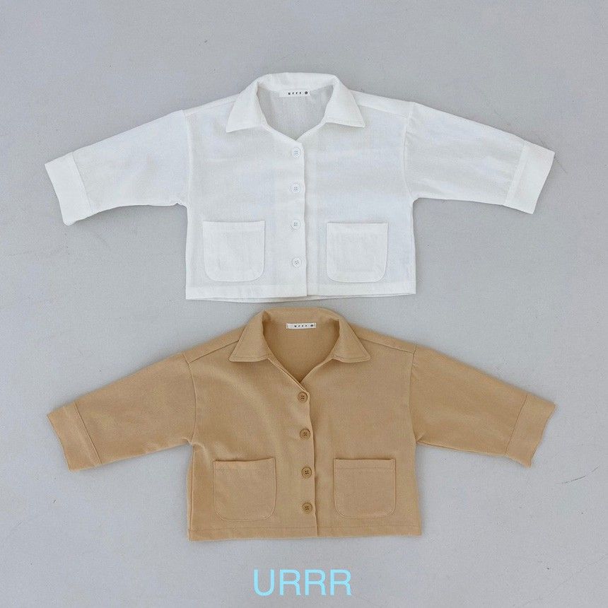 URRR - Korean Children Fashion - #Kfashion4kids - Shirt Jacket