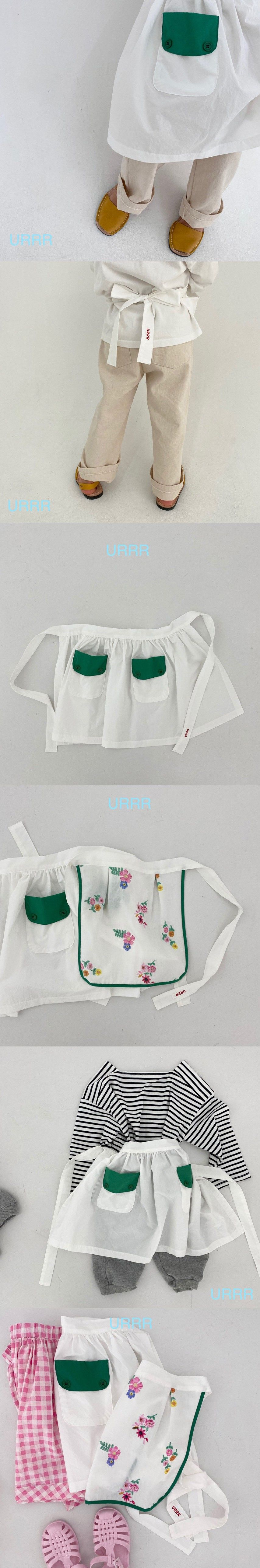 URRR - Korean Children Fashion - #Kfashion4kids - Madeleine Pocket Apron - 2