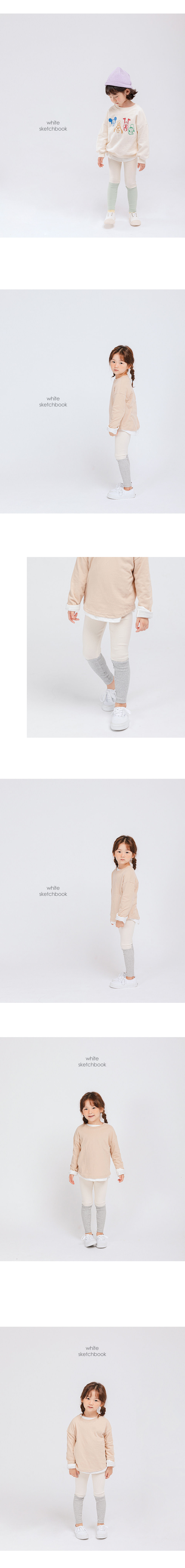 WHITESKETCHBOOK - Korean Children Fashion - #Kfashion4kids - Ribbed Colored Leggings - 3