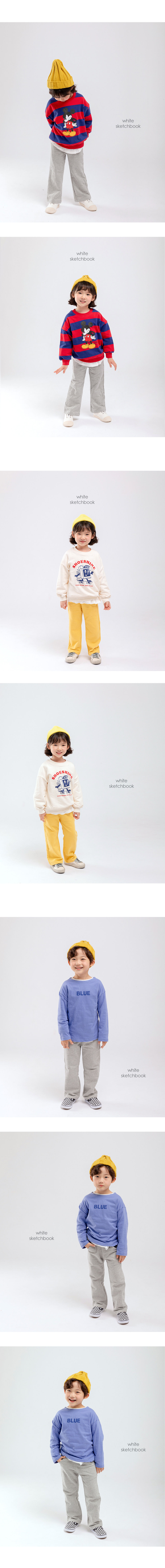WHITESKETCHBOOK - Korean Children Fashion - #Kfashion4kids - New Slim Training Pants - 3