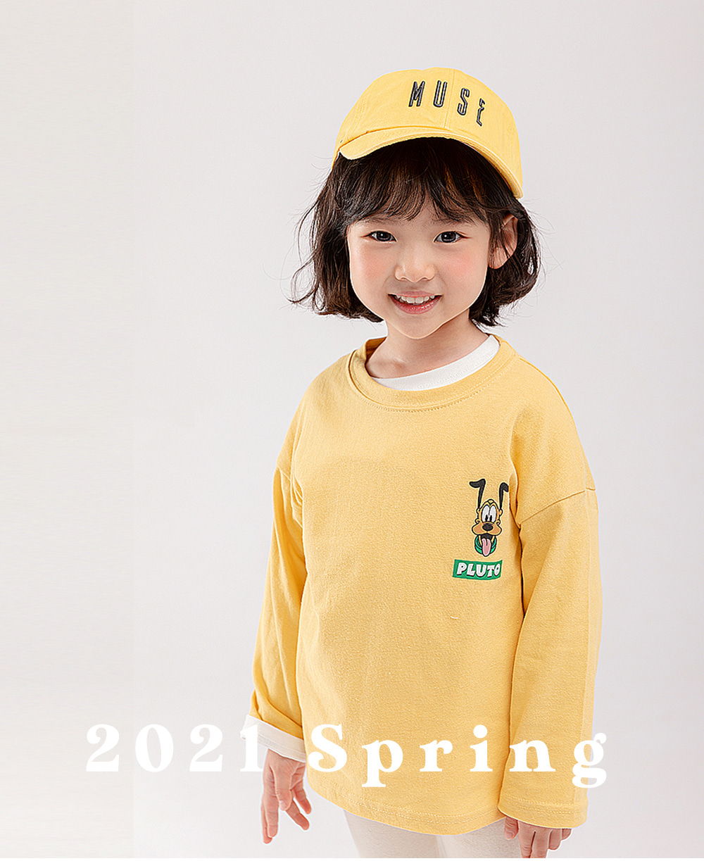 WHITESKETCHBOOK - Korean Children Fashion - #Kfashion4kids - Face Mickey Tee