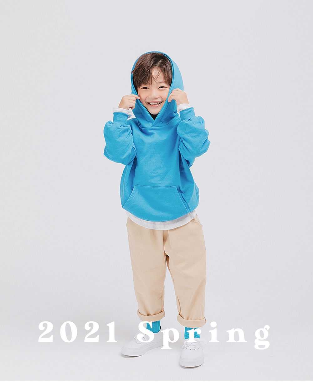 WHITESKETCHBOOK - Korean Children Fashion - #Kfashion4kids - Cotton Span Baggy Pants