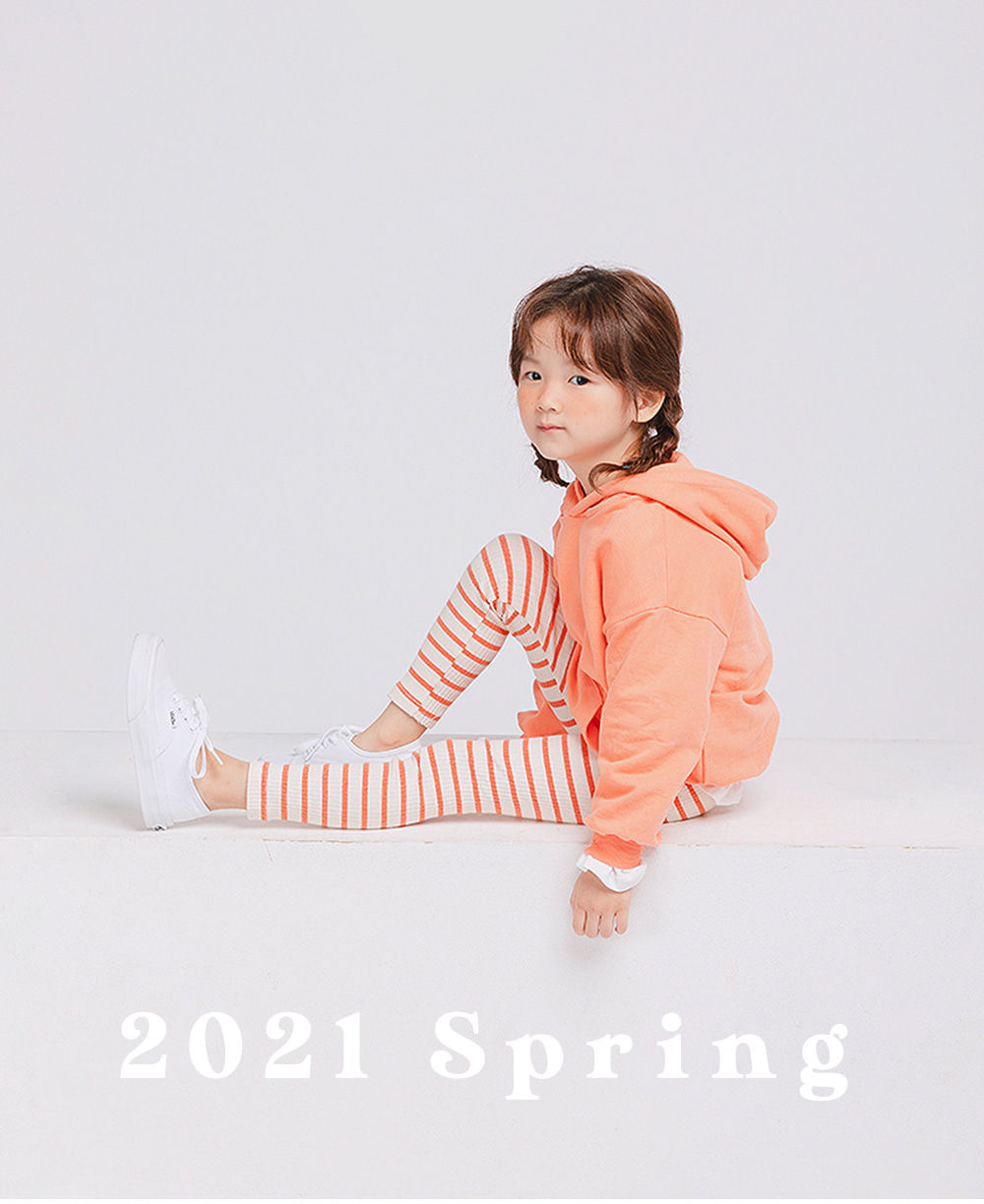 WHITESKETCHBOOK - Korean Children Fashion - #Kfashion4kids - Stripe Rib Leggings