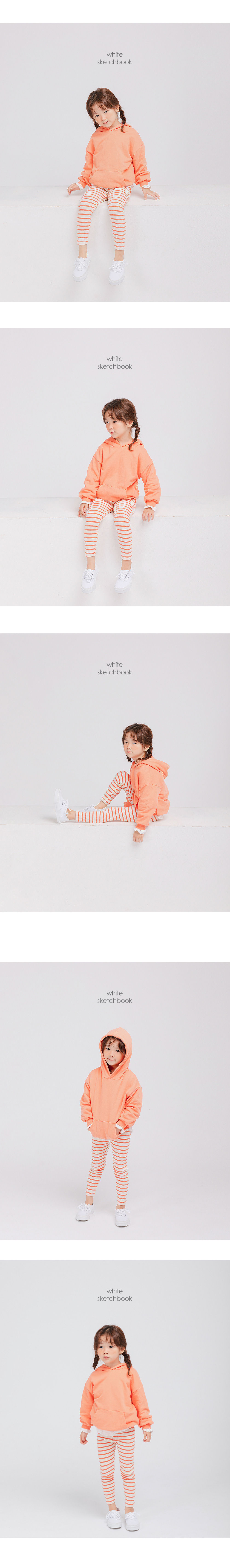 WHITESKETCHBOOK - Korean Children Fashion - #Kfashion4kids - Stripe Rib Leggings - 3
