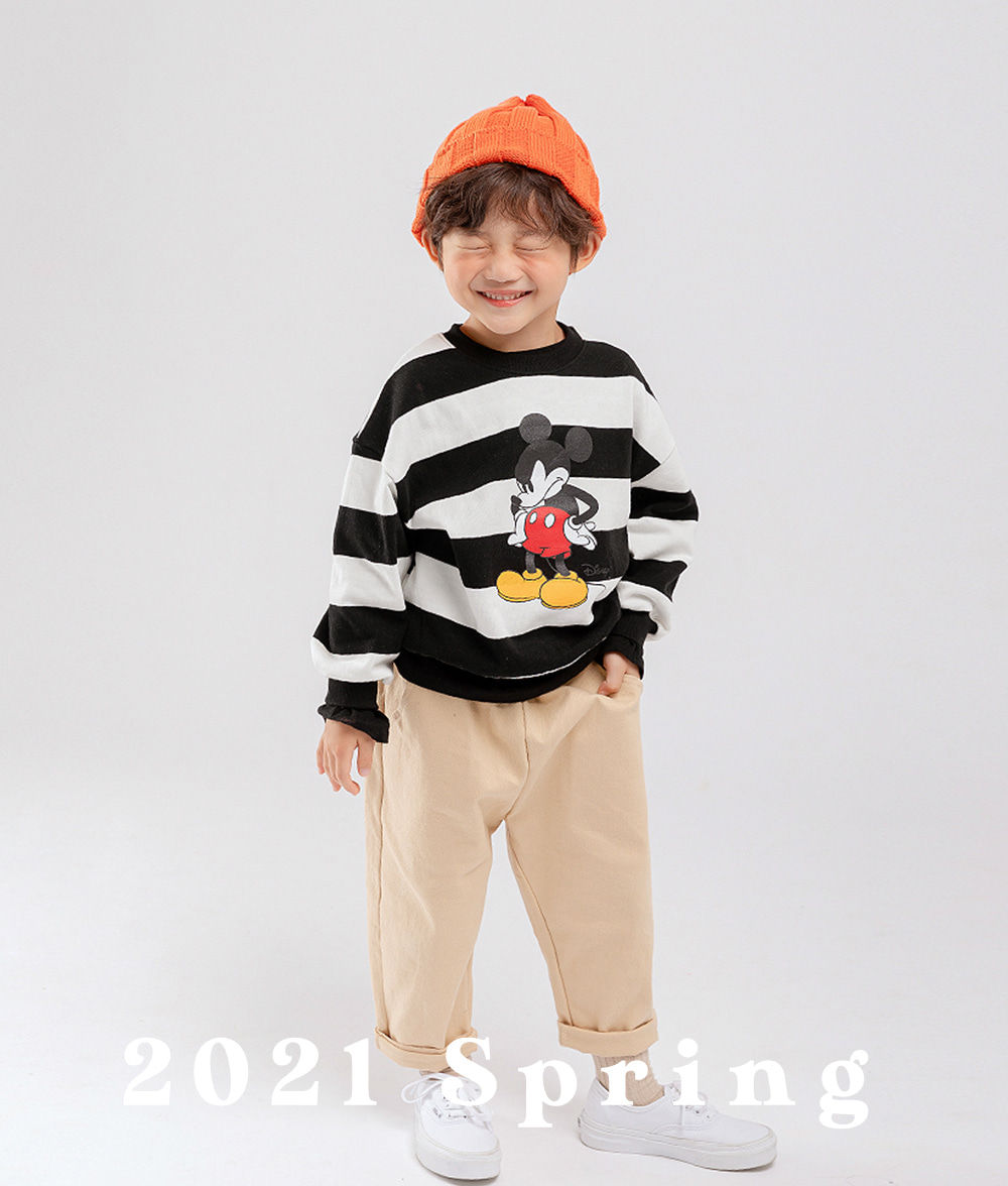 WHITESKETCHBOOK - Korean Children Fashion - #Kfashion4kids - Cheese Baggy Pants