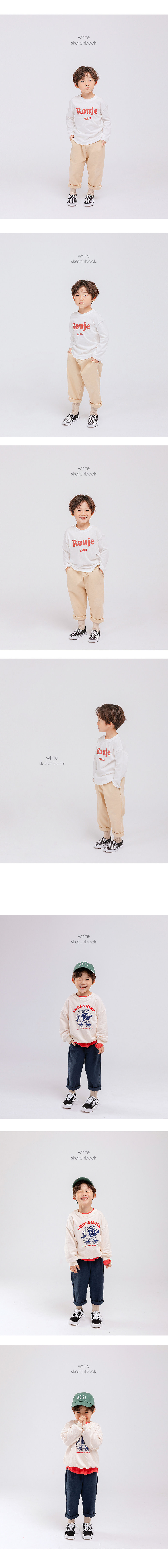 WHITESKETCHBOOK - Korean Children Fashion - #Kfashion4kids - Cheese Baggy Pants - 3