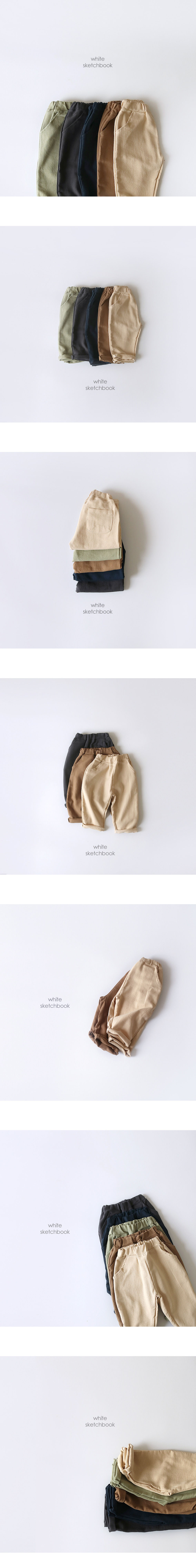 WHITESKETCHBOOK - Korean Children Fashion - #Kfashion4kids - Cheese Baggy Pants - 5