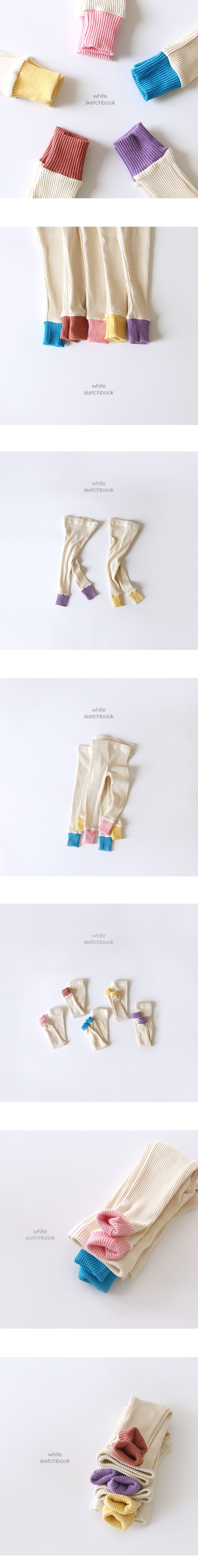 WHITESKETCHBOOK - Korean Children Fashion - #Kfashion4kids - Macaron Leggings - 4
