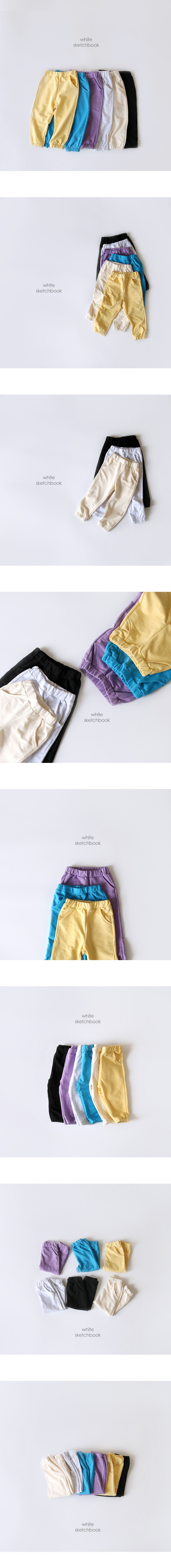 WHITESKETCHBOOK - Korean Children Fashion - #Kfashion4kids - Jogger Pants - 6