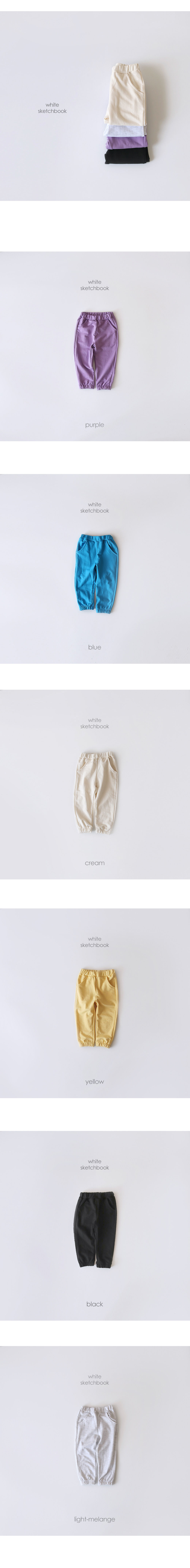 WHITESKETCHBOOK - Korean Children Fashion - #Kfashion4kids - Jogger Pants - 7