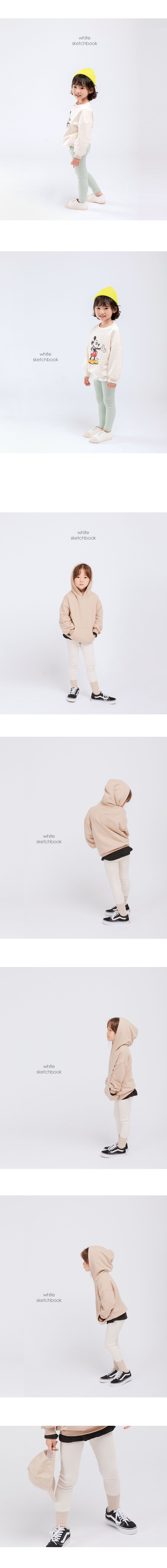 WHITESKETCHBOOK - Korean Children Fashion - #Kfashion4kids - Basic Rib Leggings - 4