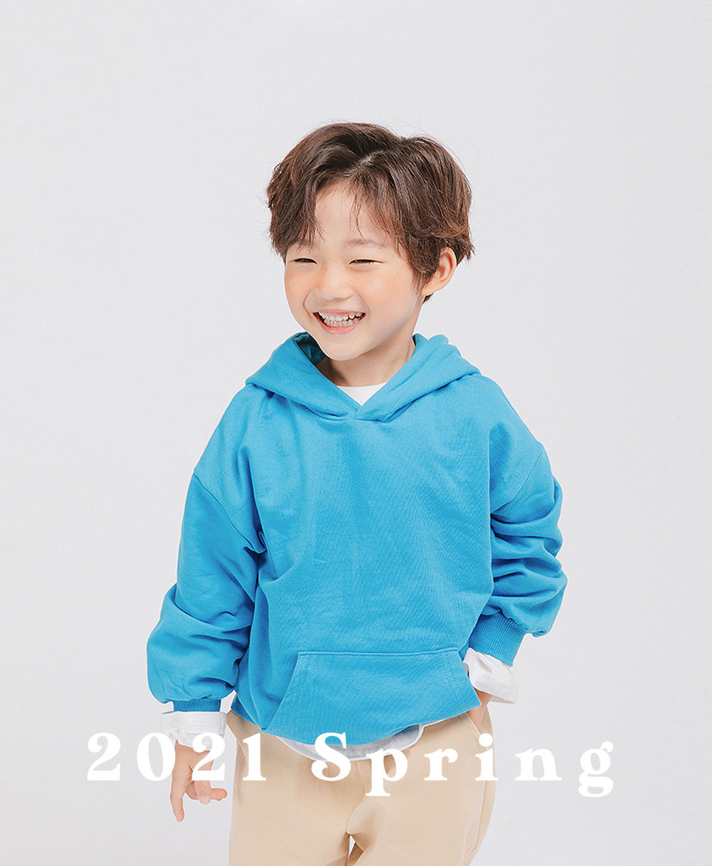 WHITESKETCHBOOK - Korean Children Fashion - #Kfashion4kids - Basic Hood Pullover
