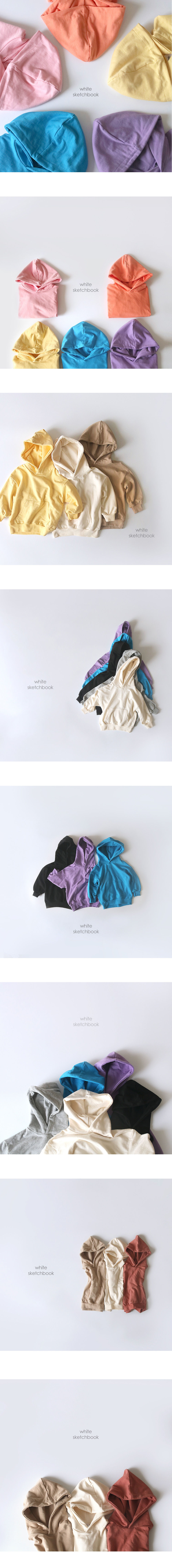WHITESKETCHBOOK - Korean Children Fashion - #Kfashion4kids - Basic Hood Pullover - 5