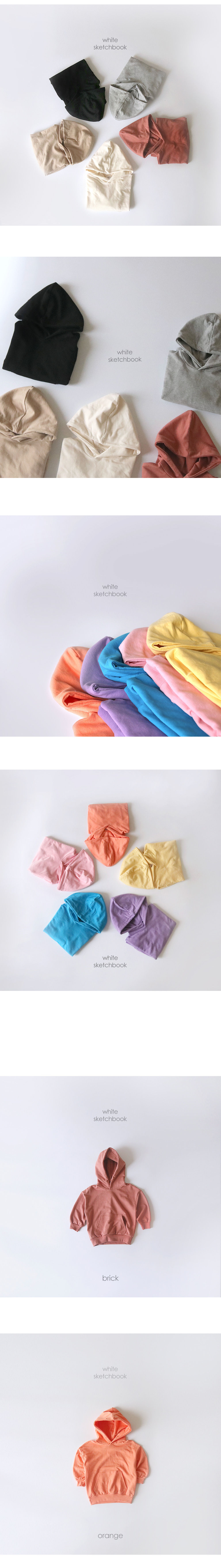 WHITESKETCHBOOK - Korean Children Fashion - #Kfashion4kids - Basic Hood Pullover - 6