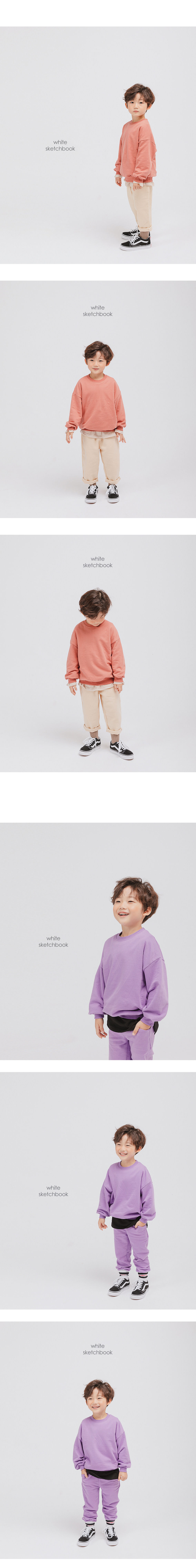 WHITESKETCHBOOK - Korean Children Fashion - #Kfashion4kids - New Basic Sweatshirt - 2