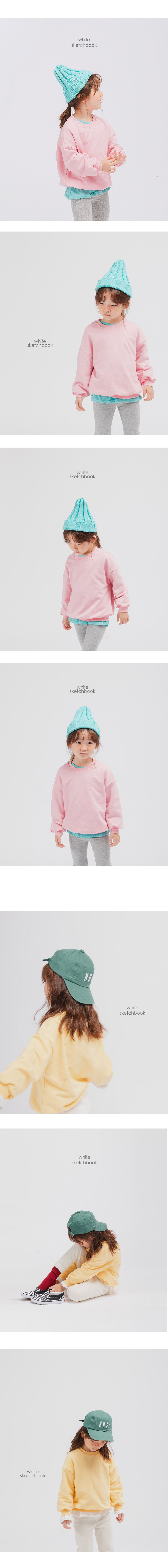 WHITESKETCHBOOK - Korean Children Fashion - #Kfashion4kids - New Basic Sweatshirt - 3