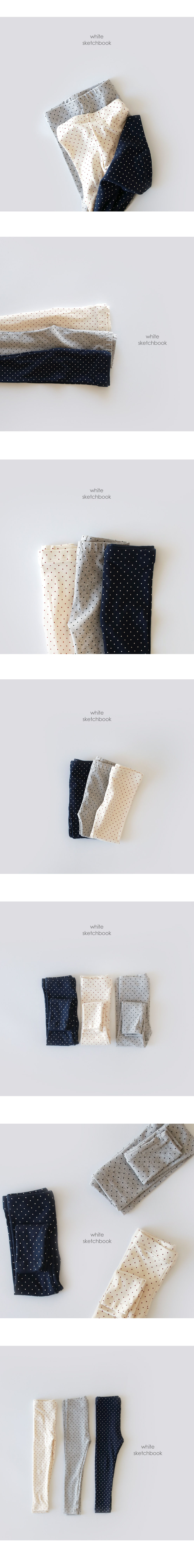 WHITESKETCHBOOK - Korean Children Fashion - #Kfashion4kids - Dot Leggings