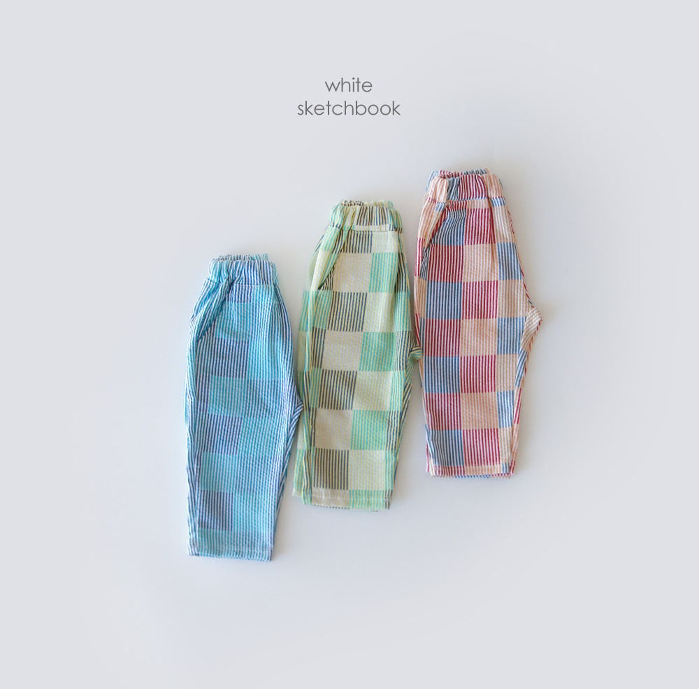 WHITESKETCHBOOK - Korean Children Fashion - #Kfashion4kids - Patch Walk Baggy Pants