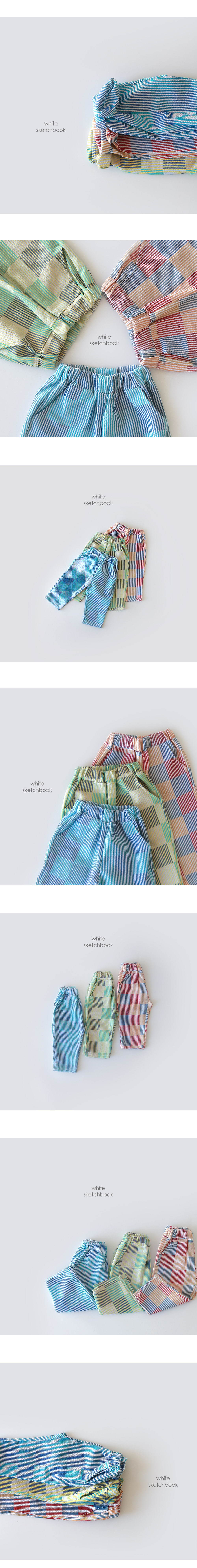 WHITESKETCHBOOK - Korean Children Fashion - #Kfashion4kids - Patch Walk Baggy Pants - 2