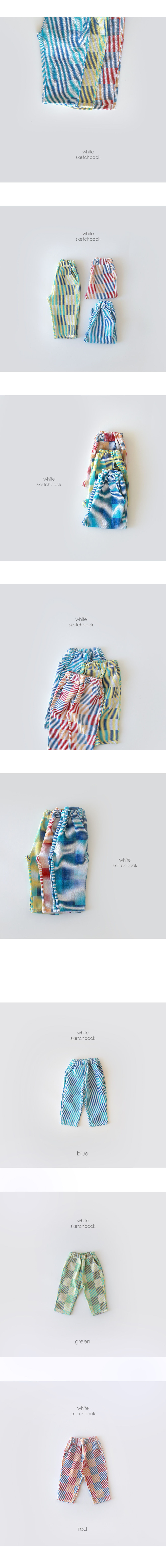 WHITESKETCHBOOK - Korean Children Fashion - #Kfashion4kids - Patch Walk Baggy Pants - 3