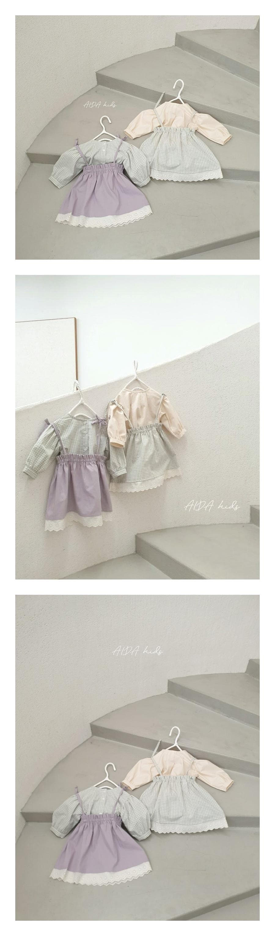 AIDA - Korean Children Fashion - #Kfashion4kids - Salad One-piece