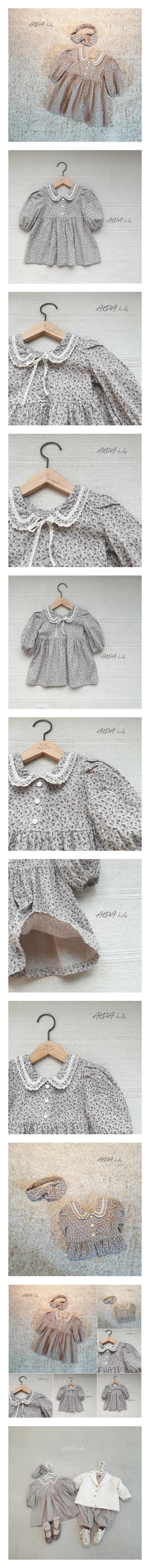 AIDA - Korean Children Fashion - #Kfashion4kids - Paisely One-piece
