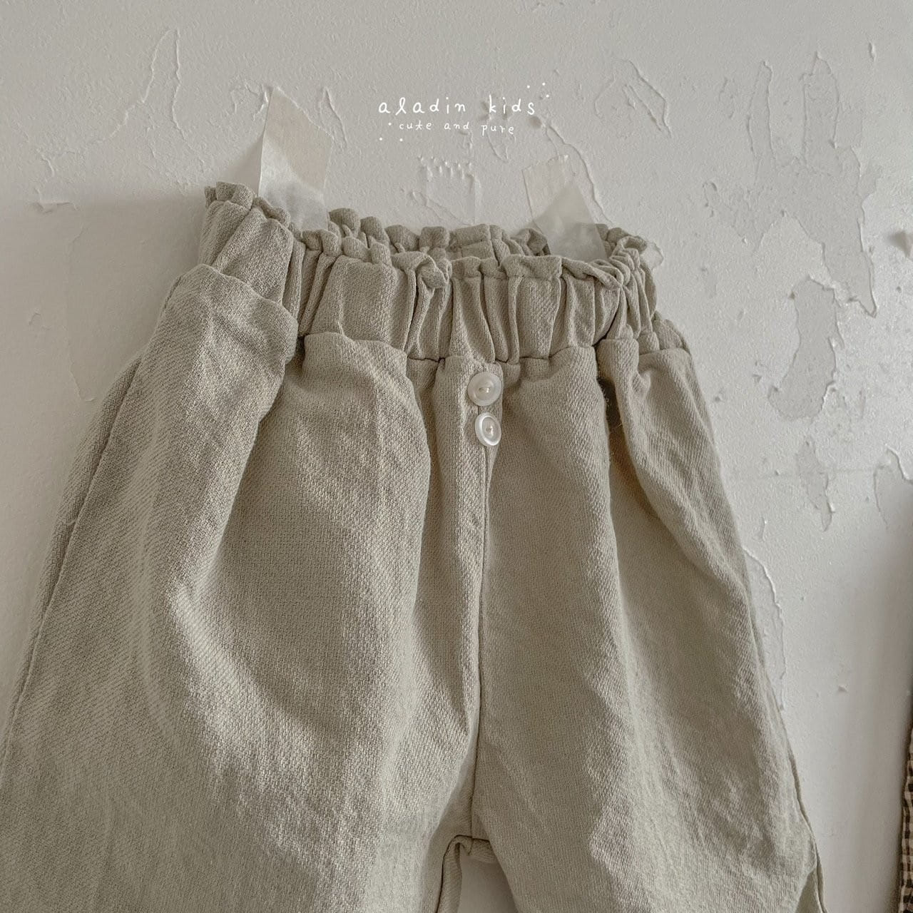 ALADIN - Korean Children Fashion - #Kfashion4kids - Mint Check Pants - 4